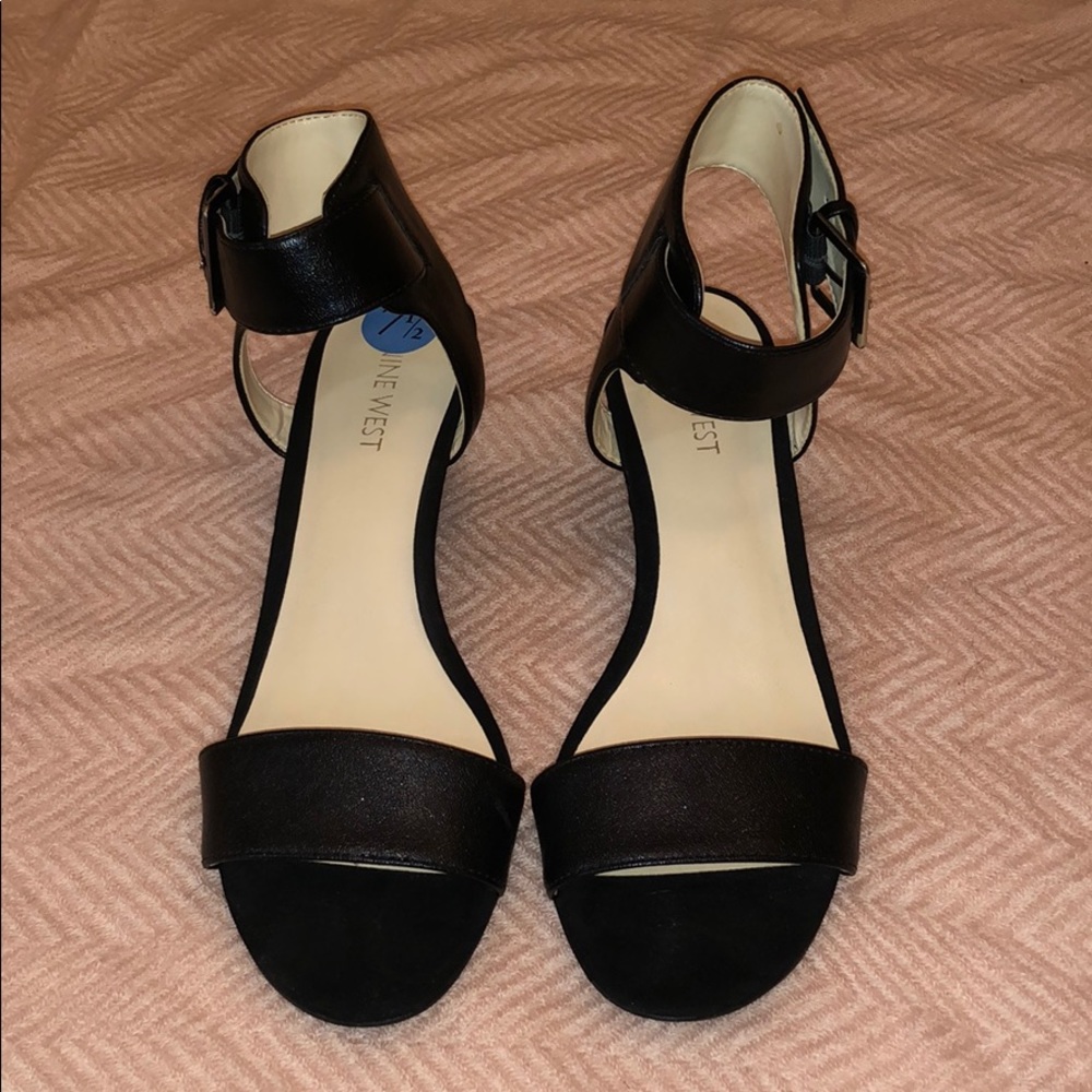 Nine West Leather Heeled Sandals
